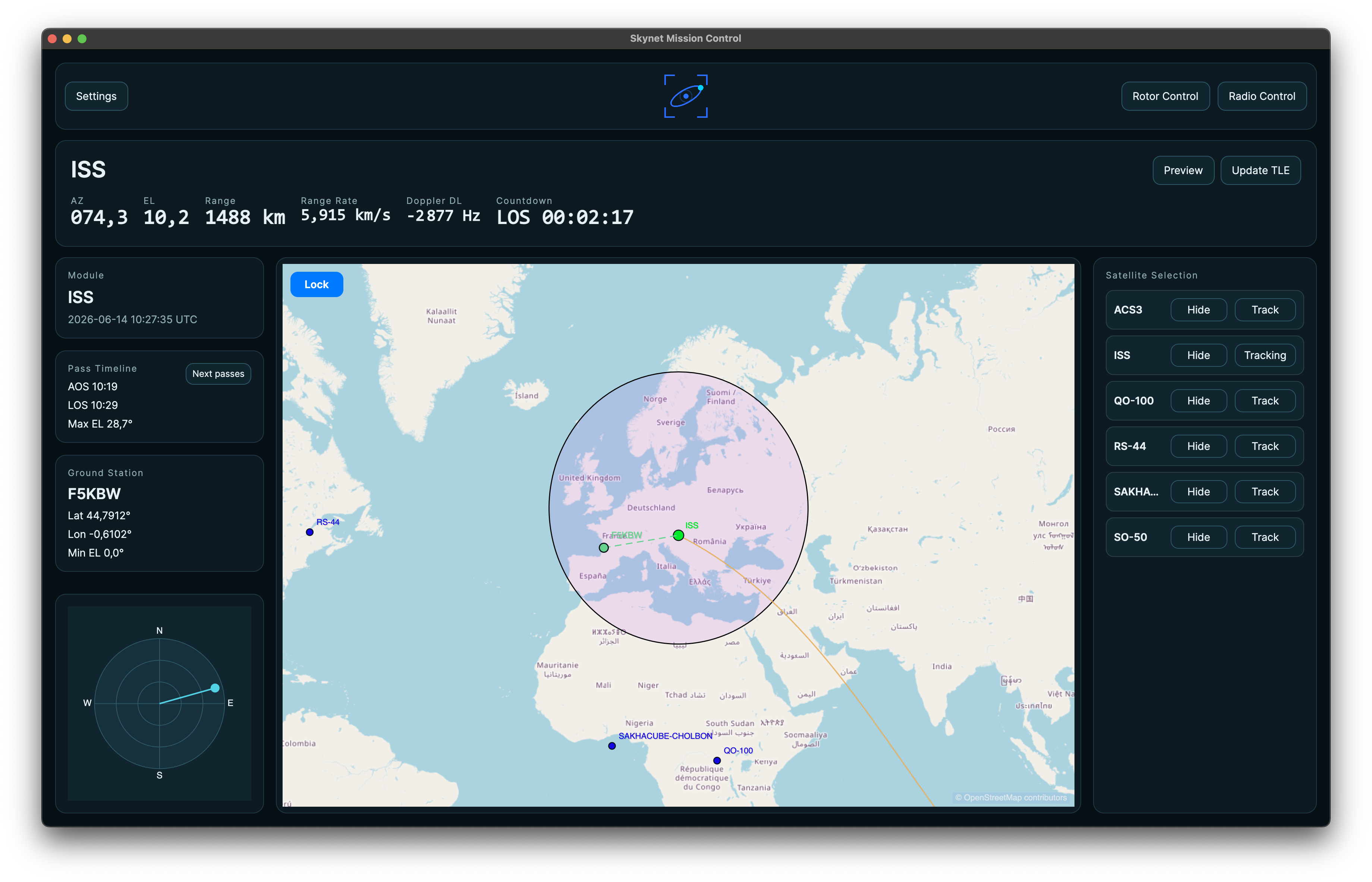 Skynet homepage